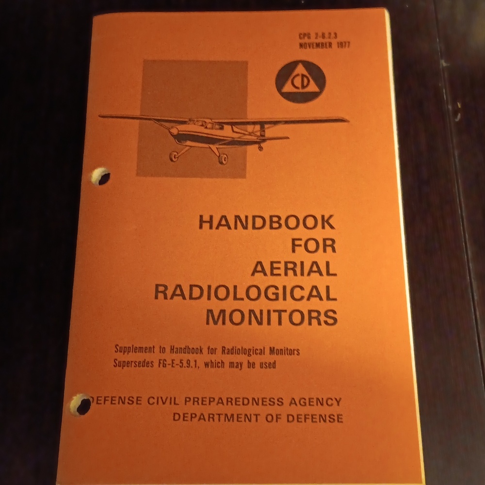 HANDBOOK FOR AERIAL RADIOLOGICAL MONITORS BY DEPARTMENT OF DEFENSE